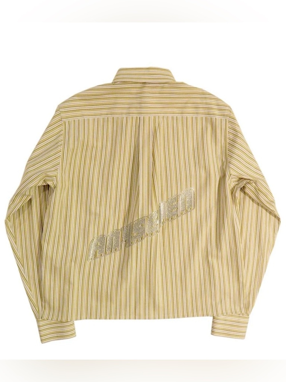 ANY7 LAMBO LOGO CHOPD LS DRESS SHIRT - Cream
